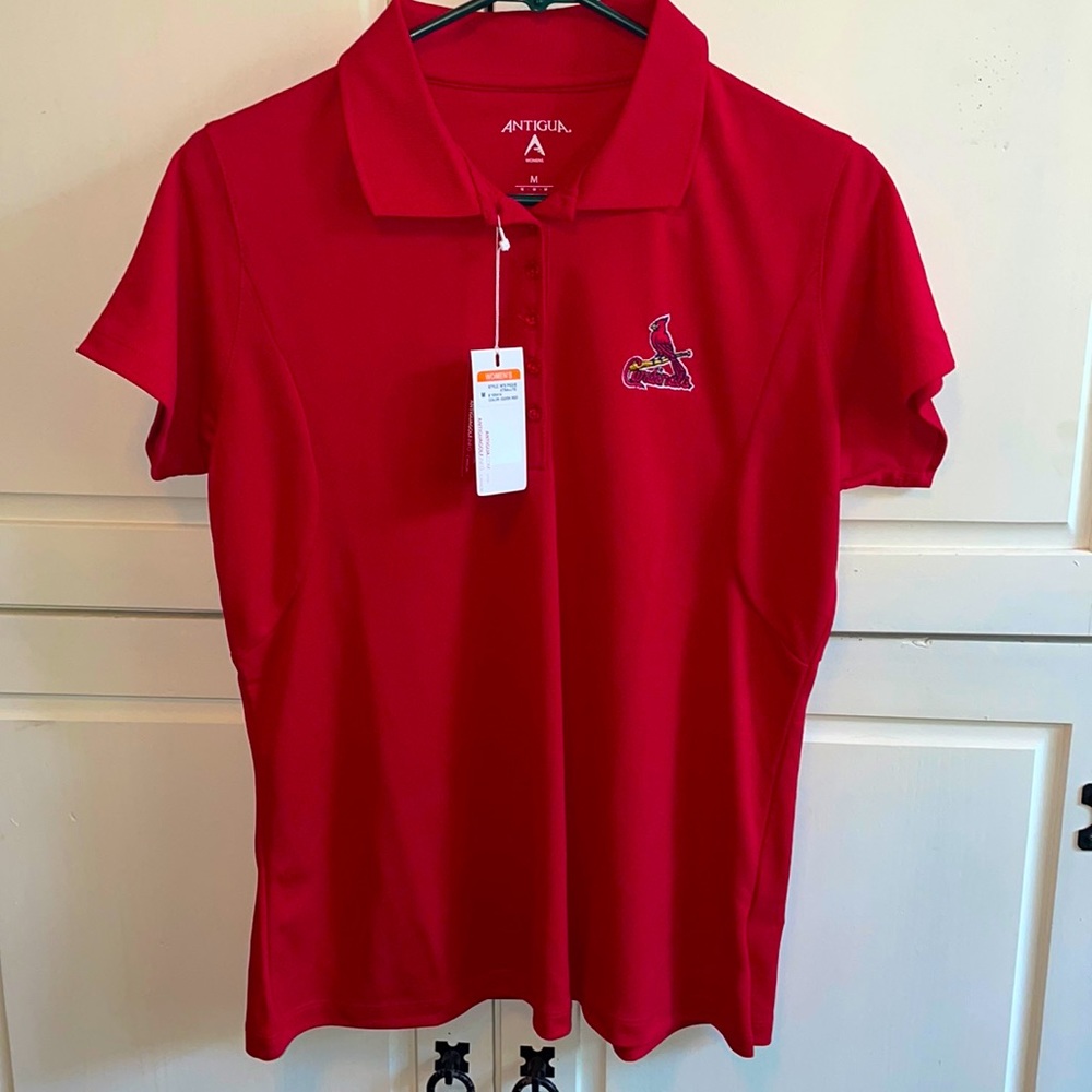 Ladies Cardinal logo golf shirt